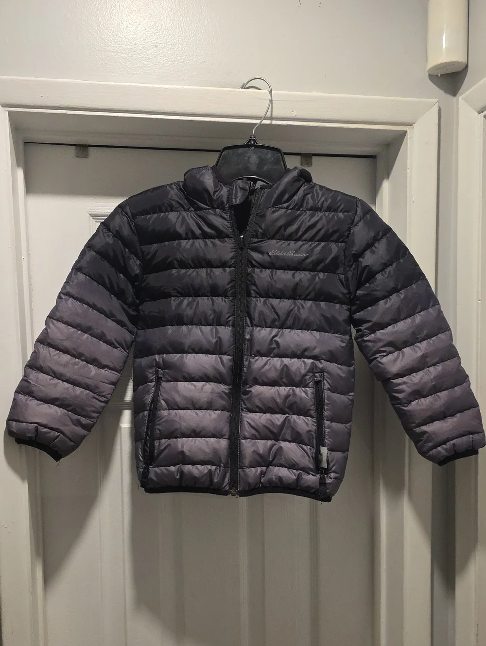 Eddie Bauer Kids Dark Gray Quilted Puffer Jacket
